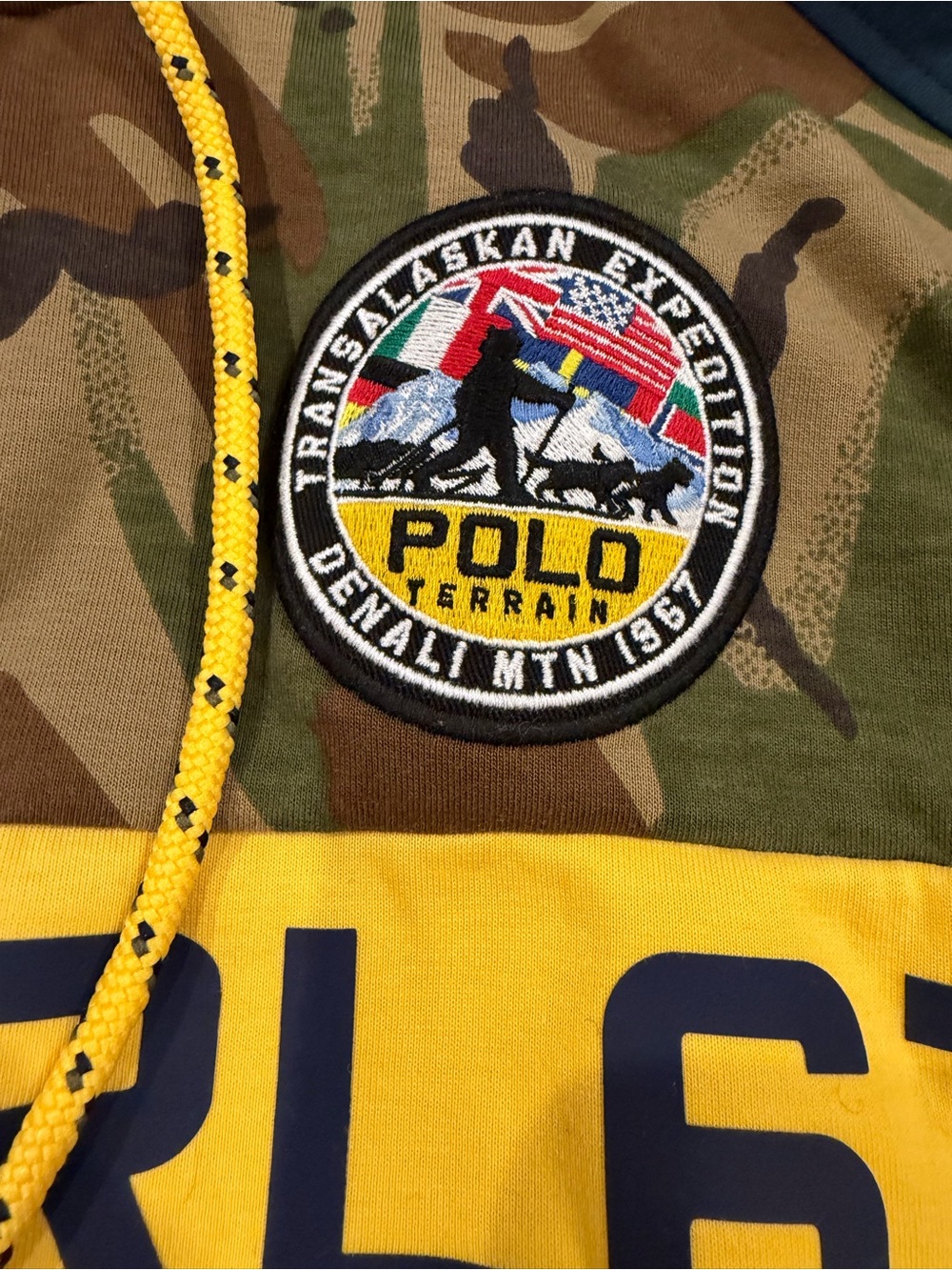 RL67 Ralph Lauren POLO COUNTRY Terrain HOODIE Mens XXL TTG Jacket CAMO Zipper EX - Picture 2 of 11